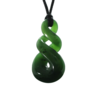 NZ Greenstone Double Twist 40mm