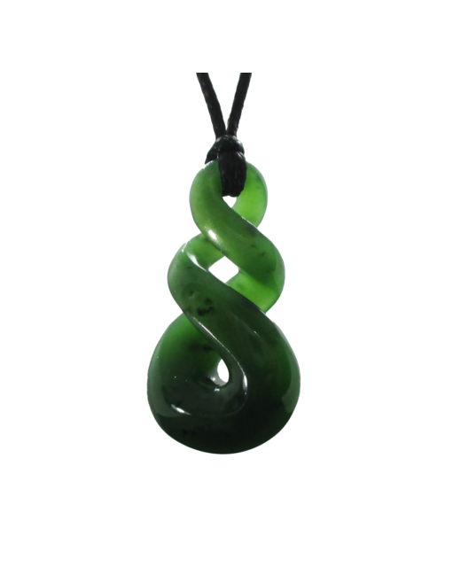 NZ Greenstone Double Twist 40mm