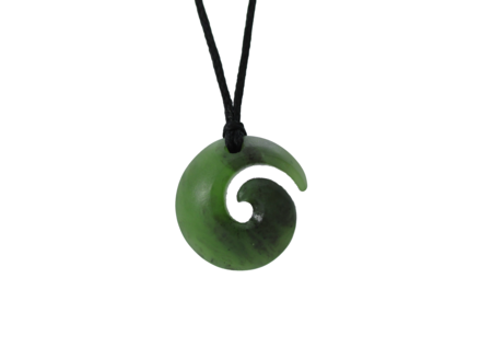 NZ Greenstone Open Koru XSmall 20mm-koru-Westland Greenstone