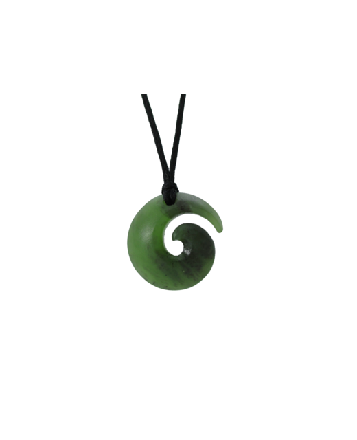 NZ Greenstone Open Koru XSmall 20mm