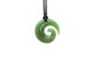 NZ Greenstone Open Koru Small 25mm