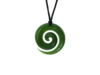 NZ Greenstone Open Koru Medium 32mm