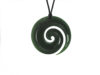 NZ Greenstone Open Koru Large 45mm