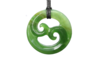 NZ Greenstone Koru Double 40mm