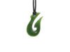 NZ Greenstone BirdsHead Fish Hook 30mm