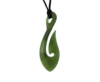 NZ Greenstone Tall Fish Hook 50mm