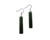 NZ Greenstone Drop Earrings Small 30mm