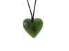 NZ Greenstone Small Heart 27mm 