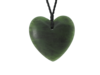 NZ Greenstone Large Heart 50mm