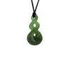 NZ Greenstone Double Twist 40mm