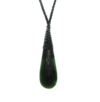 NZ Greenstone Drop 50mm - Wrapped