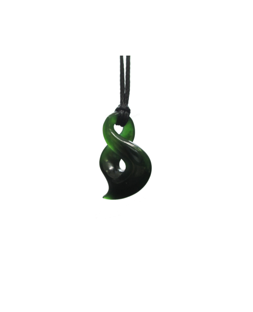 NZ Greenstone Twist with Tail 25mm