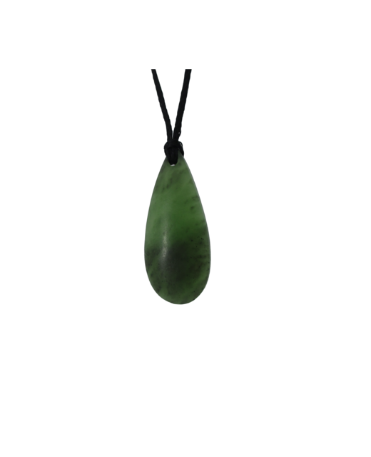 NZ Greenstone Tear Drop 45mm